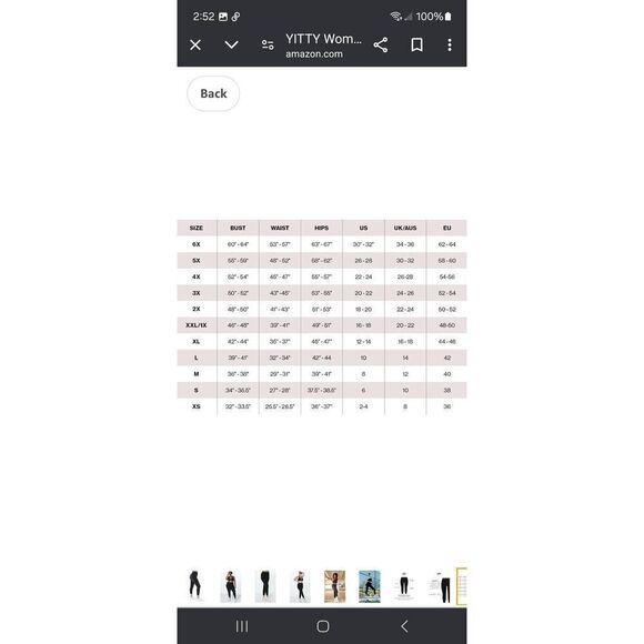 New Medium Fabletic Yitty Black Logo Major Label Shaping High Waist 7/8 Leggings - Picture 9 of 11